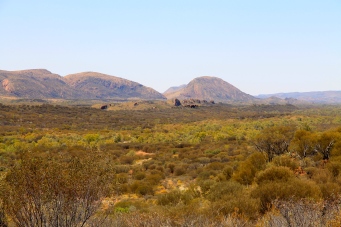 View From Namatjira Drive On Way To Ochre Pits (NT)