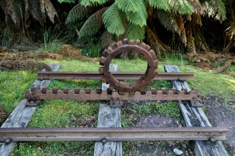 Queenstown - The West Coast Wilderness Railway - Abt Rack and Pinion System (Tas)